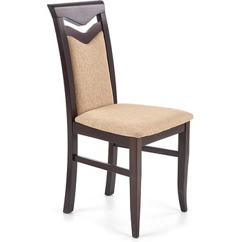 Halmar Трапезен стол citrone тъмен орех/ дамаска jazz2