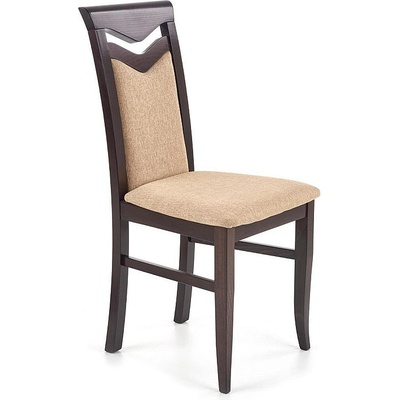 Halmar Трапезен стол citrone тъмен орех/ дамаска jazz2