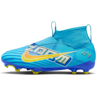 Dětské lisovky Nike Zoom Mercurial Superfly 9 Academy KM FG/MG modré DO9790-400 – Zboží Dáma