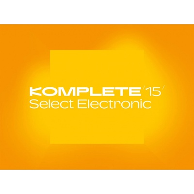Native Instruments Komplete 15 Select Electronic el. licence