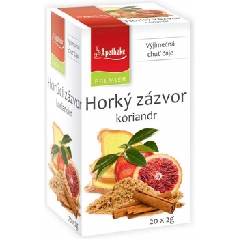 Apotheke Horký zázvor a koriandr čaj 20 x 2 g