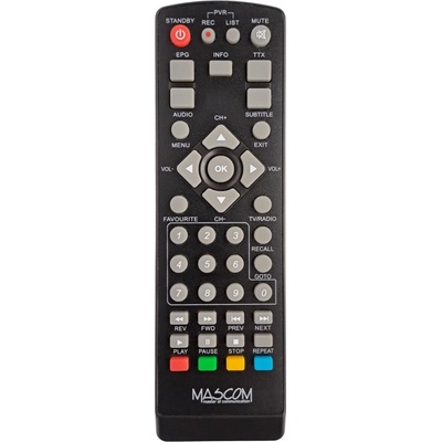 Diaľkový ovládač Mascom MC650T HD, MC750T2 HD