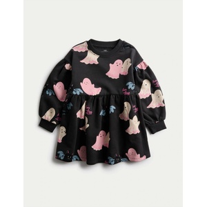 Marks & Spencer Halloween суитшърт рокля (2-8 години) Marks & Spencer многоцветна Marks & Spencer | Mnogotsveten | Момичешки | 4-5 години