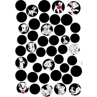 Komar 14057 Samolepky na zeď Disney 101 Dalmatinů rozměr 50 cm x 70 cm