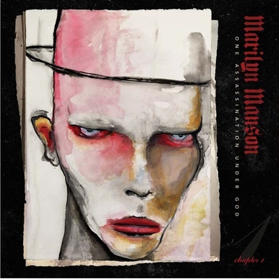 Marilyn Manson - One Assassination Under God (Chapter 1) (Pastel Pink With Blue Splatter Coloured) (LP) (4065629734206)