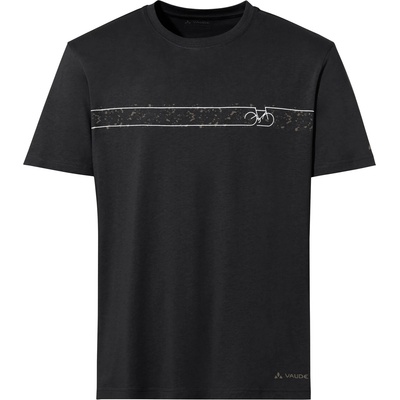 Vaude Мъжка фланелка с къс ръкав за колоездене Vaude Cyclist V T-shirt - Black / Black (016-6999-1911)