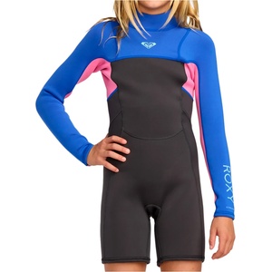 Roxy Детски неопренов костюм Roxy Kid's 2/2 Prologue+ L/S Spring Wet suit - Cobalt - размер 16 Years (750-2825-0111)