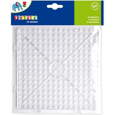 PLAYBOX Podložka pre zažehľovacie korálky XL - Štvorec (spojovateľný)