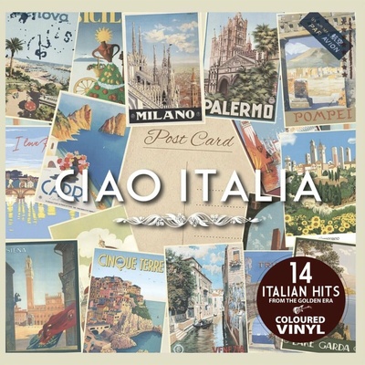 Various - Ciao Italia Clear Silver Blue Vinyl LP