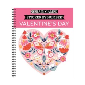 Brain Games - Sticker by Number: Valentine's Day | Brain Games, New Seasons (ISBN: 9781645589105)