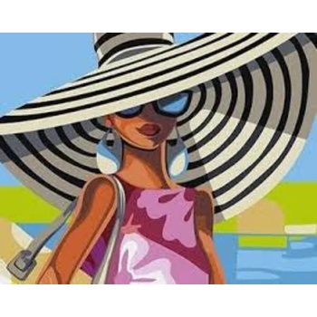 Image 1 of Жена с шапка 30/30 см