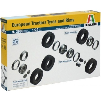 Italeri European Tractors Tyres and Rims 1:24
