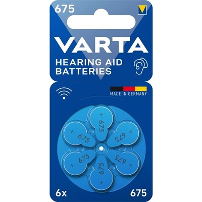 VARTA 24600101416 675 батерии за слухови апарати 6 бр (24600101416)