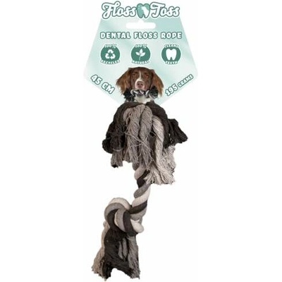 Floss Toss natural dental ropes 2 knot 45 cm