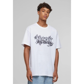 Mister Tee Тениска NY Graffiti Oversize Tee white XXLUB-MT3612-00220 - Тъмносив, размер M
