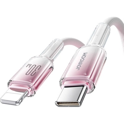 Joyroom S-A42 Crystal-Clear Series 30W USB-C Lightning 1,2m bílý