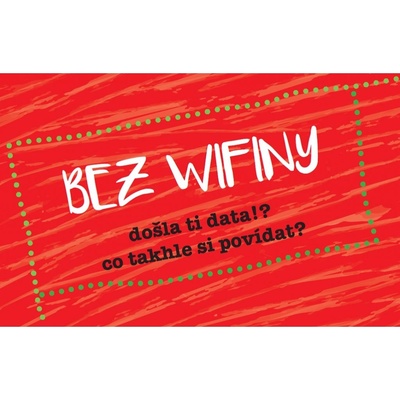 Komunikační kartičky Bez wifiny Společenská hra pro děti na 1. stupni ZŠ vzdělávací kartičky. Rodinné komunikační kartičky Leona Šťávová Bez wifiny. 50 kartiček s úkoly a otázkami