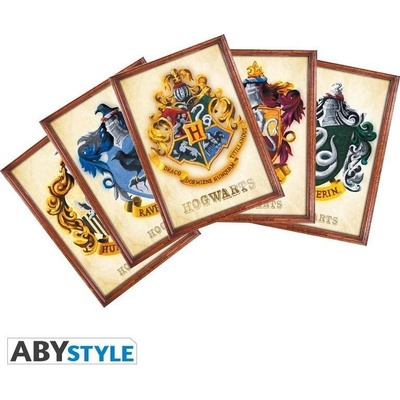 ABYstyle Sada pohlednic Harry Potter - Erby (5 ks) – Zboží Dáma