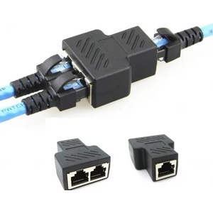  2 броя мрежов lan сплитер, rj45 удвоител