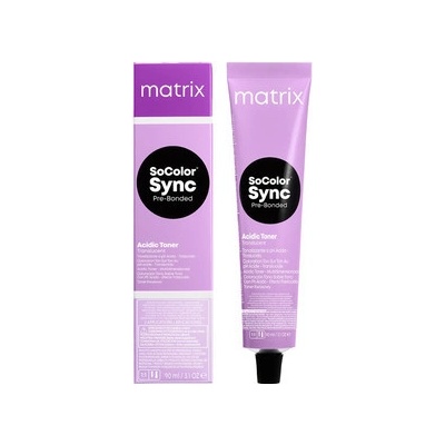 Matrix SoColor Sync Pre-Bonded Acidic Toner Translucent 8V Sheer Violet 90 ml