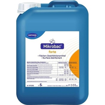 Mikrobac Forte dezinfekčný prípravok na povrchy bez obsahu aldehydov 5 l