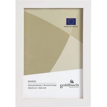 Goldbuch Рамка за снимка, дървена, 10 х 15 cm, бяла (4045352909928)