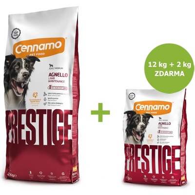 Cennamo Prestige Dog Adult Medium Lamb 14 kg