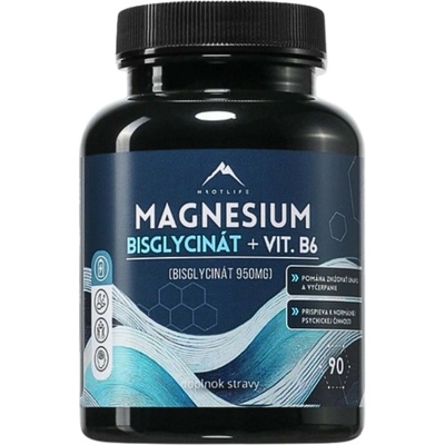 Magnézium bisglycinát + vitamín B6 Hrotlife 90 kapsúl