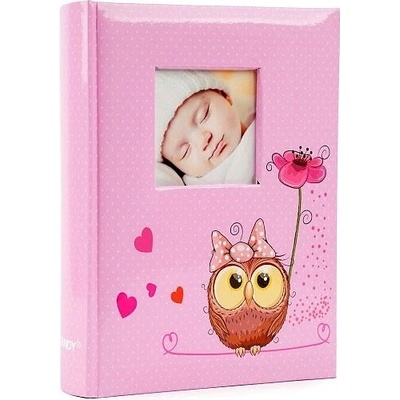 Fotoalbum 9x13/200 B35200S Fandy OWLET 2, růžová 235510-2