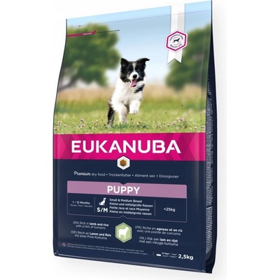 Eukanuba Puppy Small & Medium Breed Lamb 2,5 kg