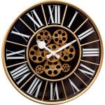 NeXtime Стенен часовник William черно-златист (3283ZW)