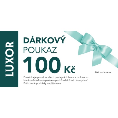 Luxor Elektronický dárkový poukaz 100 Kč - Slavnostní