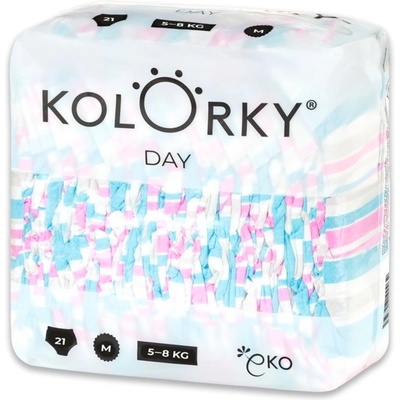 KOLORKY DAY pruhy M 5-8 kg 21 ks