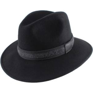  Мъжка филцова Fedora HatYou CF0040 N, Черен