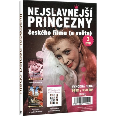 DVD Pyšná princezna / Princezna se zlatou hvězdou / Nejsl.. 3 disky