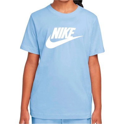Nike Детска тениска Nike Big Kid's Sportswear T-Shirt - Hydrogen Blue - размер M (704-5747-0512)