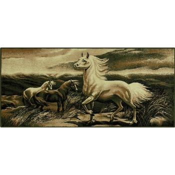 Najkoberce Makata Koníky olivový