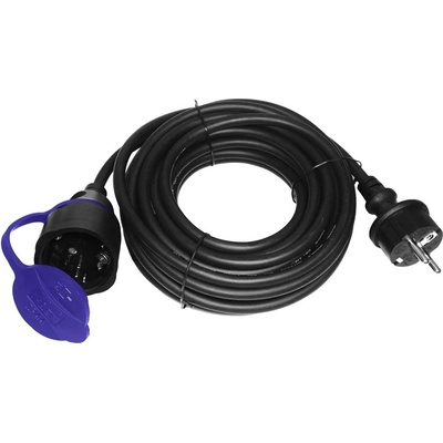 ORNO Gumový prodlužovací kabel 30m, odolný proti vodě a oleji, H07RN-F 3x1,5mm2, 230VAC/16A