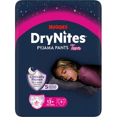 KIMBERLY-CLARK DryNites natah.kalhot.dívky 13+let-48-60kg-9ks
