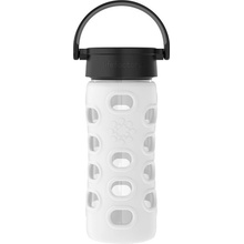 Lifefactory sklenená fľaša s klasickým uzáverom 350ml