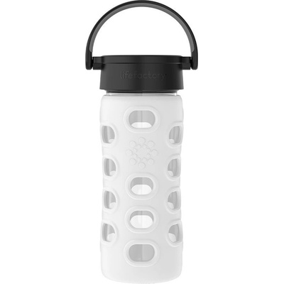 Lifefactory sklenená fľaša s klasickým uzáverom 350ml