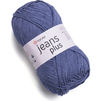 Yarn Art Jeans Plus 68 kovově modrá