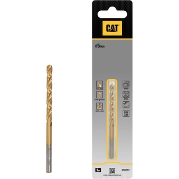 CAT Свредло за метал CAT DA02007 HSS Titan 5x86мм (3512689)