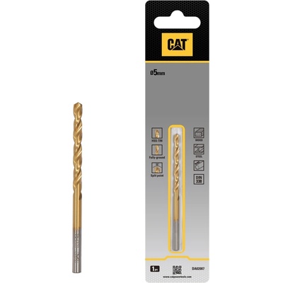 CAT Свредло за метал CAT DA02007 HSS Titan 5x86мм (3512689)