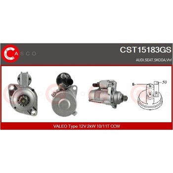 Startér CASCO CST15183GS