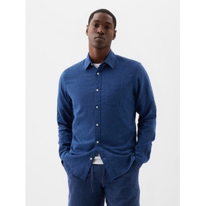 GAP Риза от лленобленда Standard Fit GAP GAP | Sin | МЪЖЕ | L