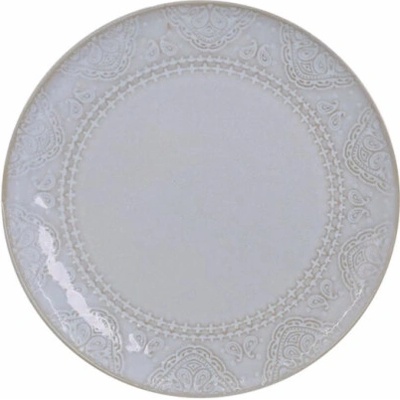 DOMOLETTI Talíř White arabic 26,6 cm, bílý