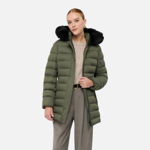 GEOX Каки дамска пухена яке Geox Catria Geox | Zelen | ЖЕНИ | 40