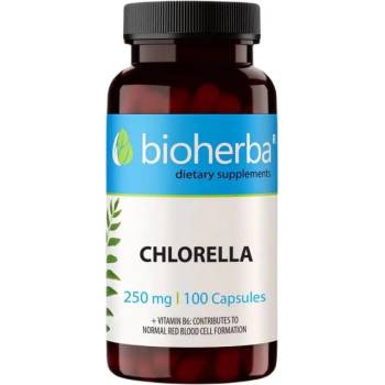 Image 1 of Bioherba Chlorella 250 mg [100 капсули]
