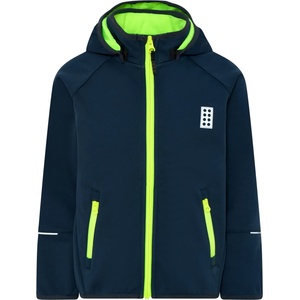 LEGO Детско софтшел яке LEGO Kid's Sky 764 Softshell Jacket - Navy / Yellow - размер 140 (EU) (703-3970-0221)